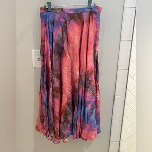 Anthropologie midi skirt